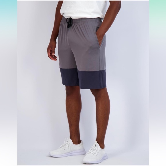 Real Essentials 5 Pack: Men's Dry-Fit Sweat Resistant Active Athletic Shorts - Picture 2 of 6